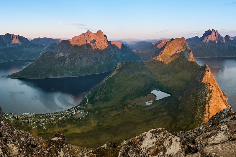 Vue depuis le mont Segla - Île de Senja- Norvège