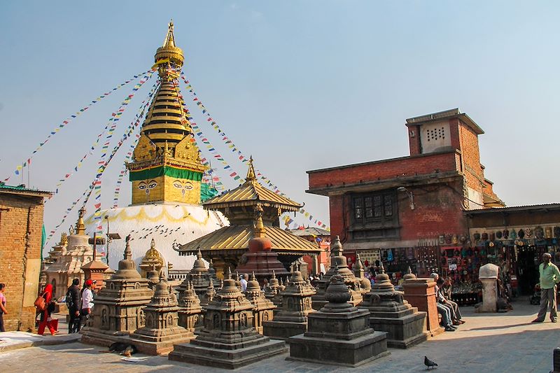 Temple de Swayambunath - Katmandou - Népal 