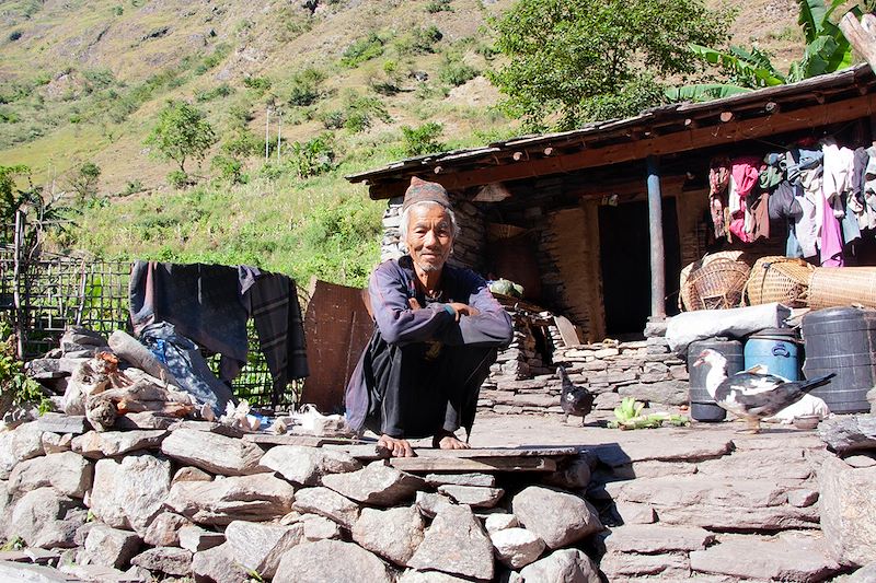 Trek de Jagat à Dyang autour du Manaslu - Népal