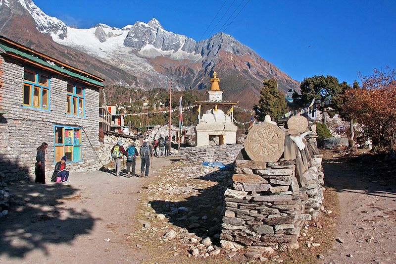 Trek de Samagau à Samdo autour du Manaslu - Népal