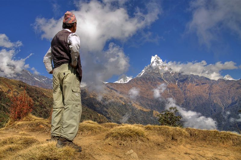 Le Mont Machapuchare - Himalaya - Népal