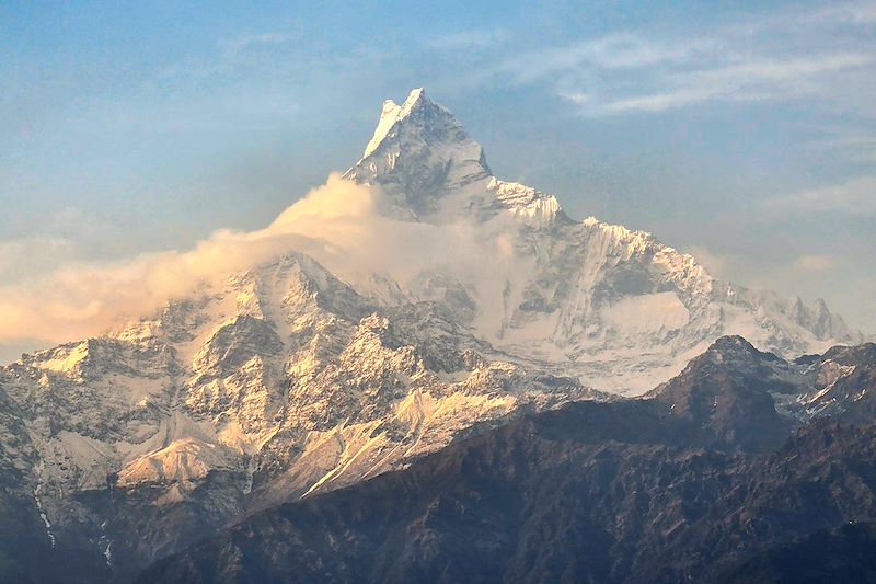 Vue sur le Machapuchare depuis Dhampus - Népal