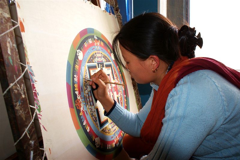 Site bouddhiste de Boudhanath - Katmandou - Népal