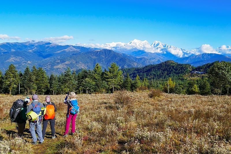 Randonnée de Dhap à Jhapre - Région du Solukhumbu - Népal