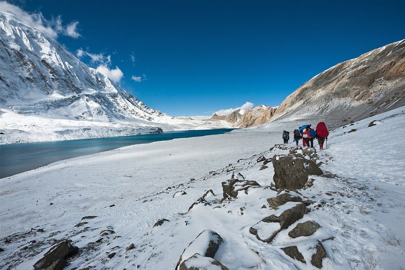 Lac Tilicho (4919 m) - District de Manang - Zone de Gandaki - Région de développement Ouest - Népal