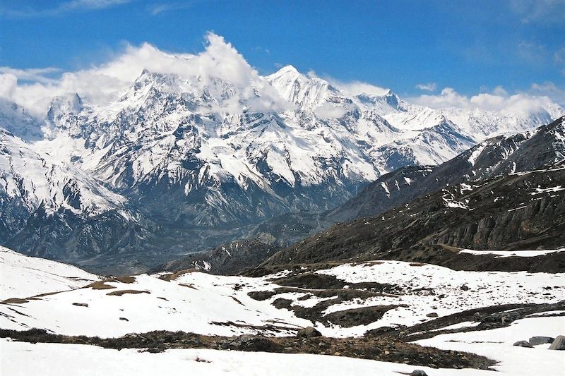 Face nord de l'Annapurna depuis Nawal - Népal