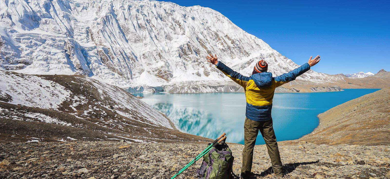 Image Mythique Annapurna et lac Tilicho