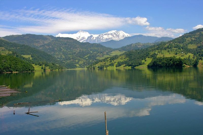 Lac Phewa - Pokhara - District de Kaski - Zone de Gandaki - Région de développement Ouest - Népal