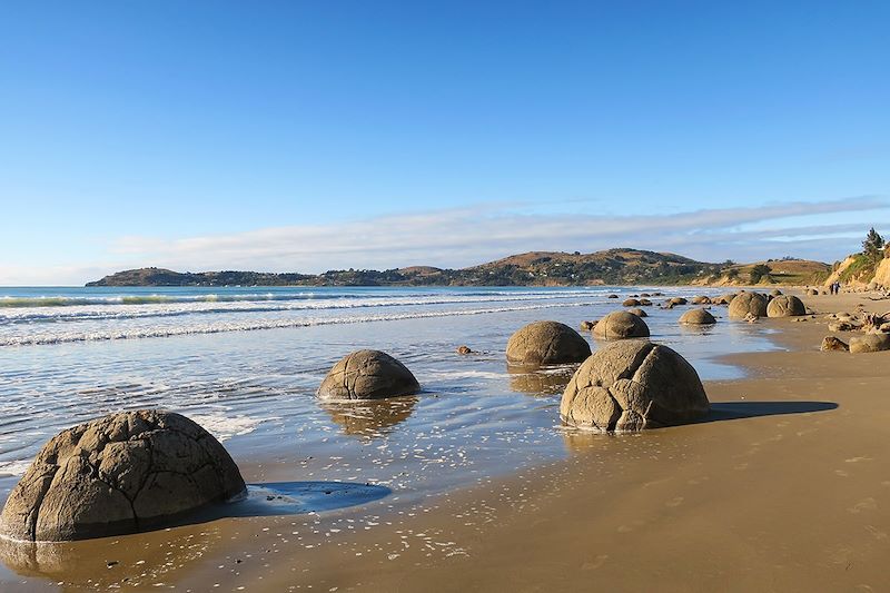 Moeraki Boulders - Île du Sud - Nouvelle-Zélande