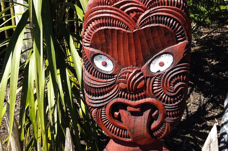 Sculpture Maori - Nouvelle Zélande