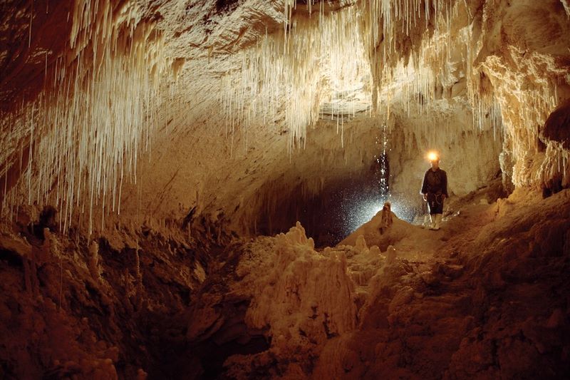 Dans les grottes de Waitomo - Ile du Nord - Nouvelle Zélande