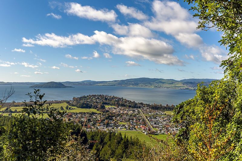 Vue aérienne de Rotorua - Nouvelle-Zélande