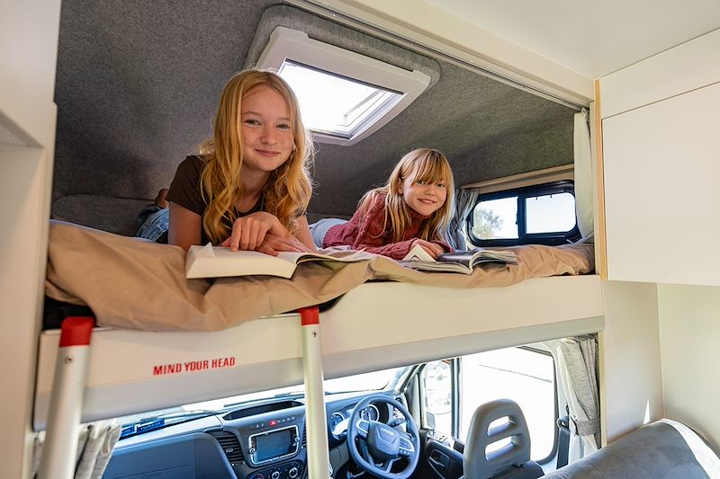 Ma famille en camping car chez les kiwis