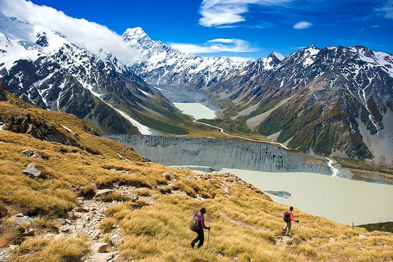 Mueller Hut Route - Parc national du Mont Cook - Nouvelle-Zélande
