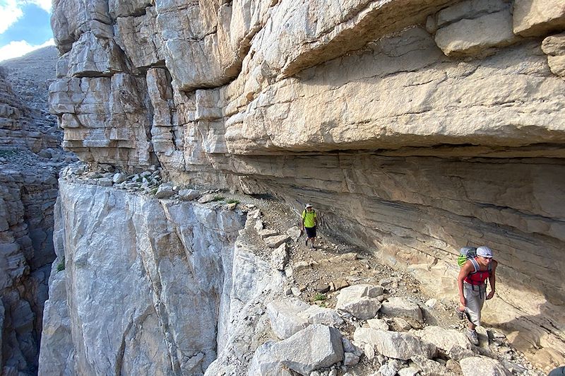 Randonnée dans le Wadi Qada - Oman