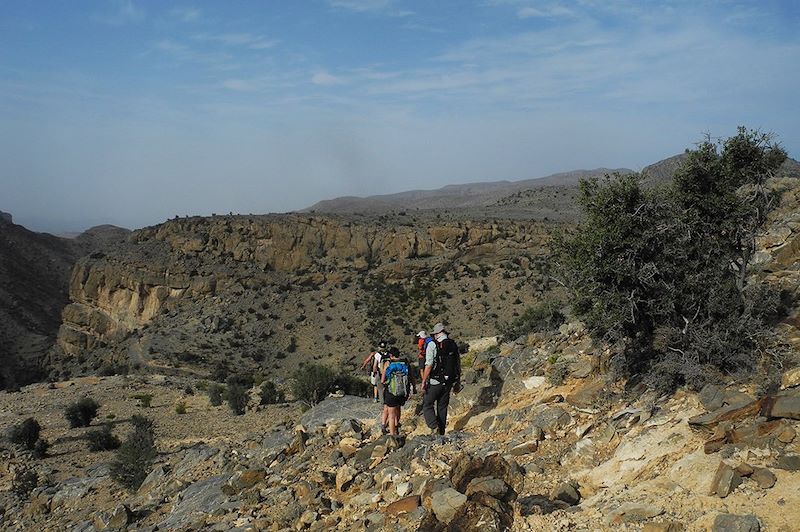 Randonneurs à Djebel Akhdar - Oman