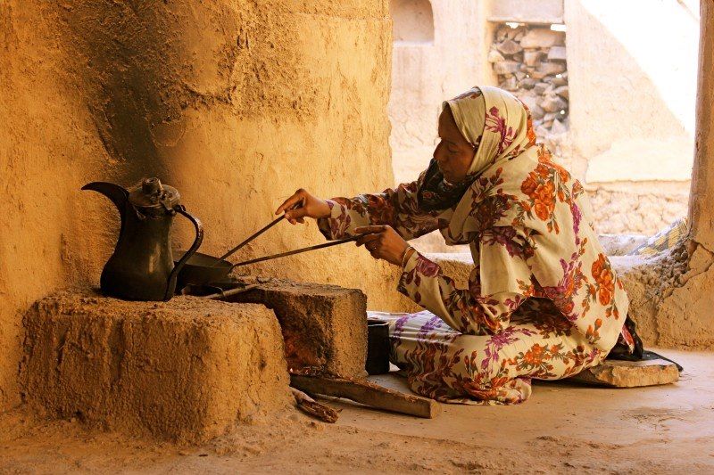 Cuisine traditionnelle dans le village d’Al Hamra - Oman