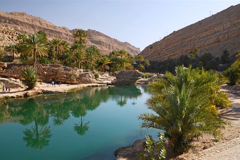 Piscines naturelles à Wadi Bani Khalid - Oman