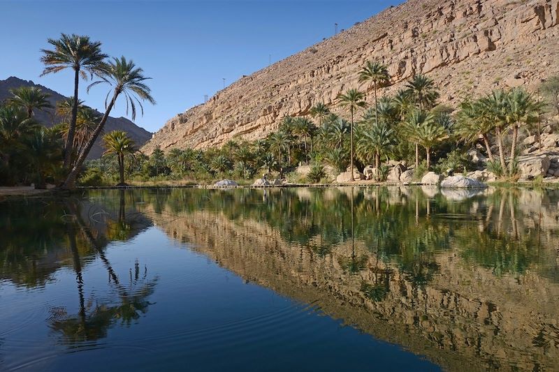 Piscines naturelles à Wadi Bani Khalid - Oman