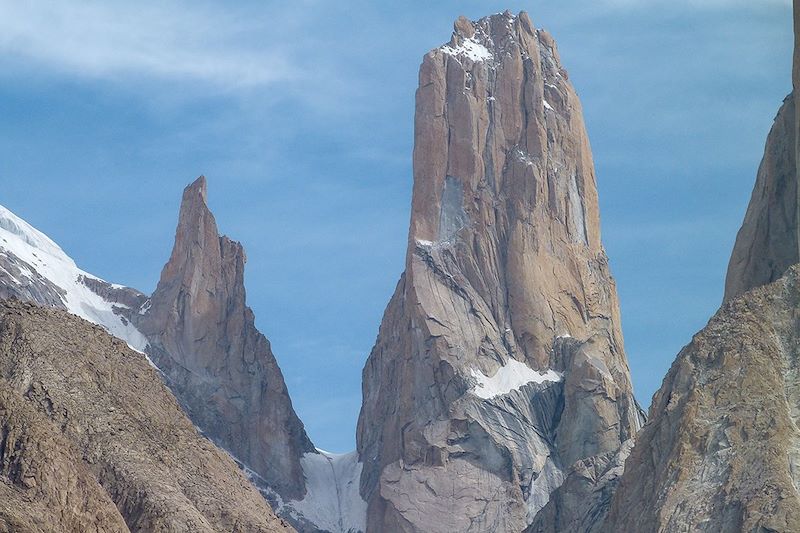 Les Tours de Trango vues depuis le Glacier de Baltoro - Gilgit-Baltistan - Pakistan