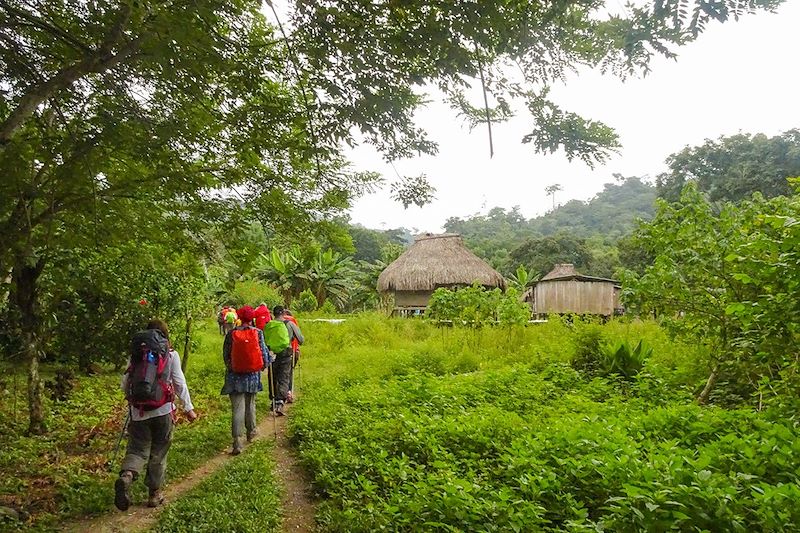 Arrivée au village d'Armila - Panama