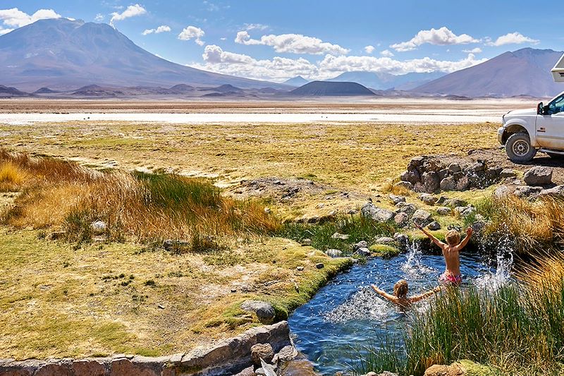 Voyage en Amerique du Sud en famille du Machu Pichu et la montagne colorée à Atacama via le lac Titicaca et désert de sel d'Uyuni 