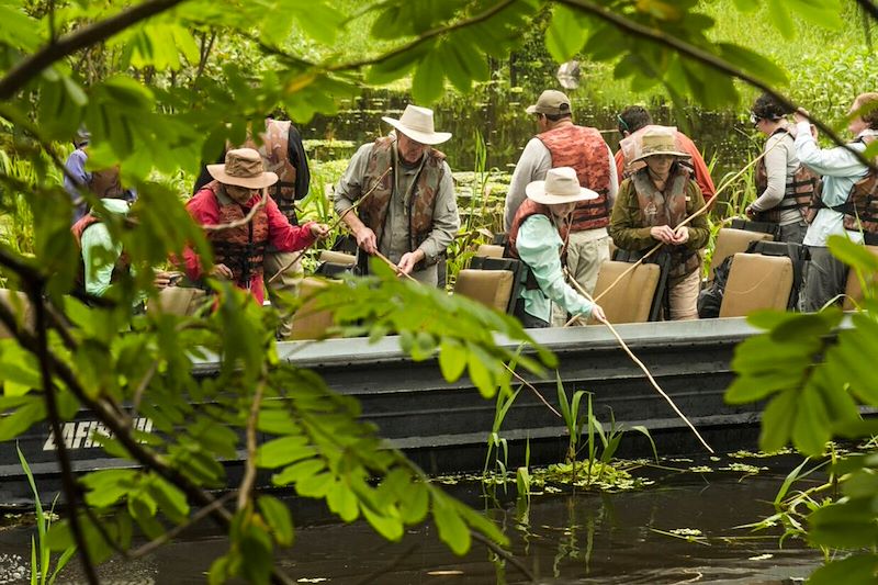 Pêche aux piranhas - Amazonie