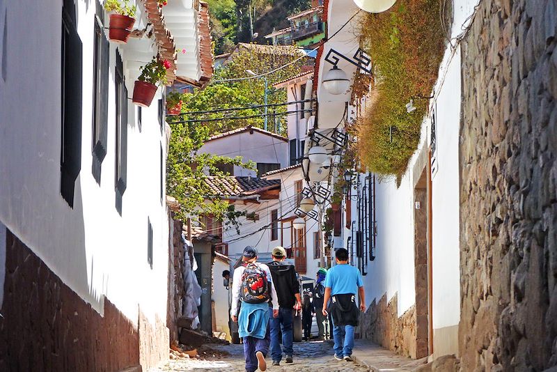 Rue du quartier San Blas - Cuzco - Province et région de Cuzco - Pérou