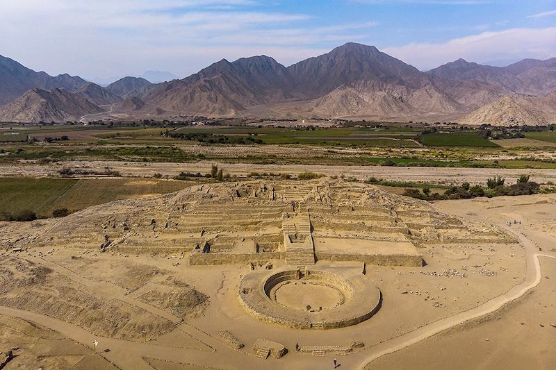 Citée Sacrée de Caral vers Lima - Pérou