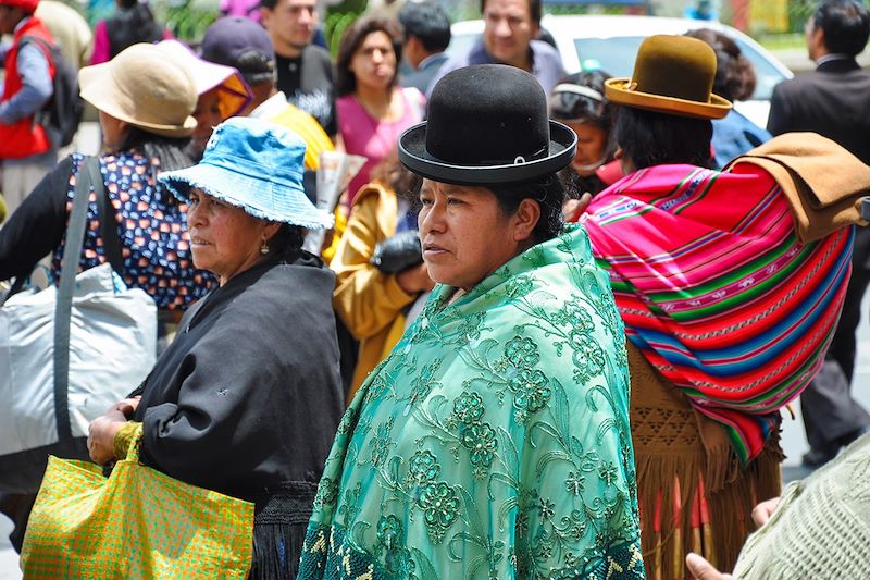 Dans une rue de La Paz - Bolivie