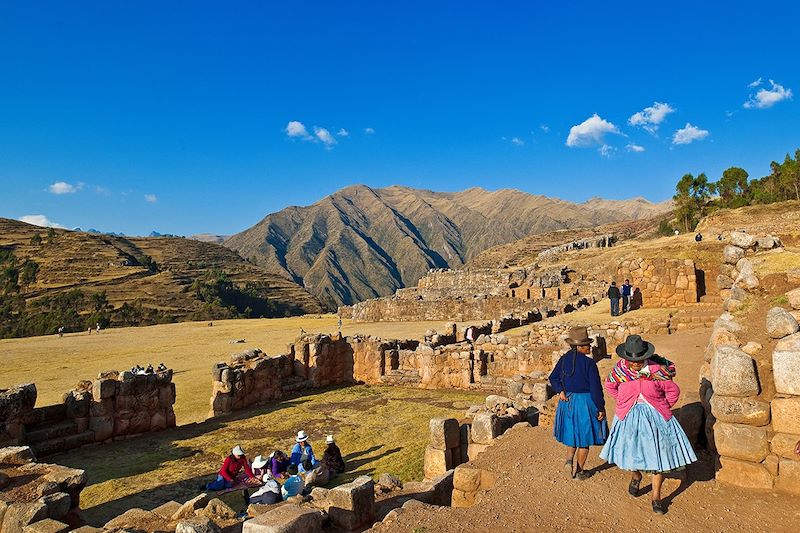 Vestiges incas à Chinchero - Vallée Sacrée - Province de Cuzco - Pérou