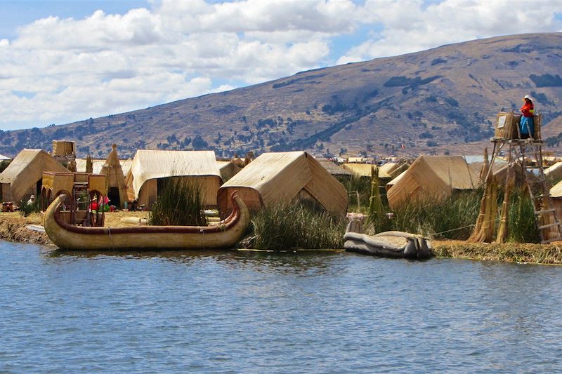 Île flottante Uros - Puno - Province de Puno - Région de Puno - Pérou