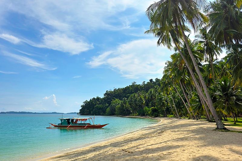 White Beach à Port Barton - Île de Palawan - Philippines