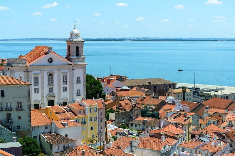 Vue du quartier de Santo Estevao - Lisbonne - Portugal