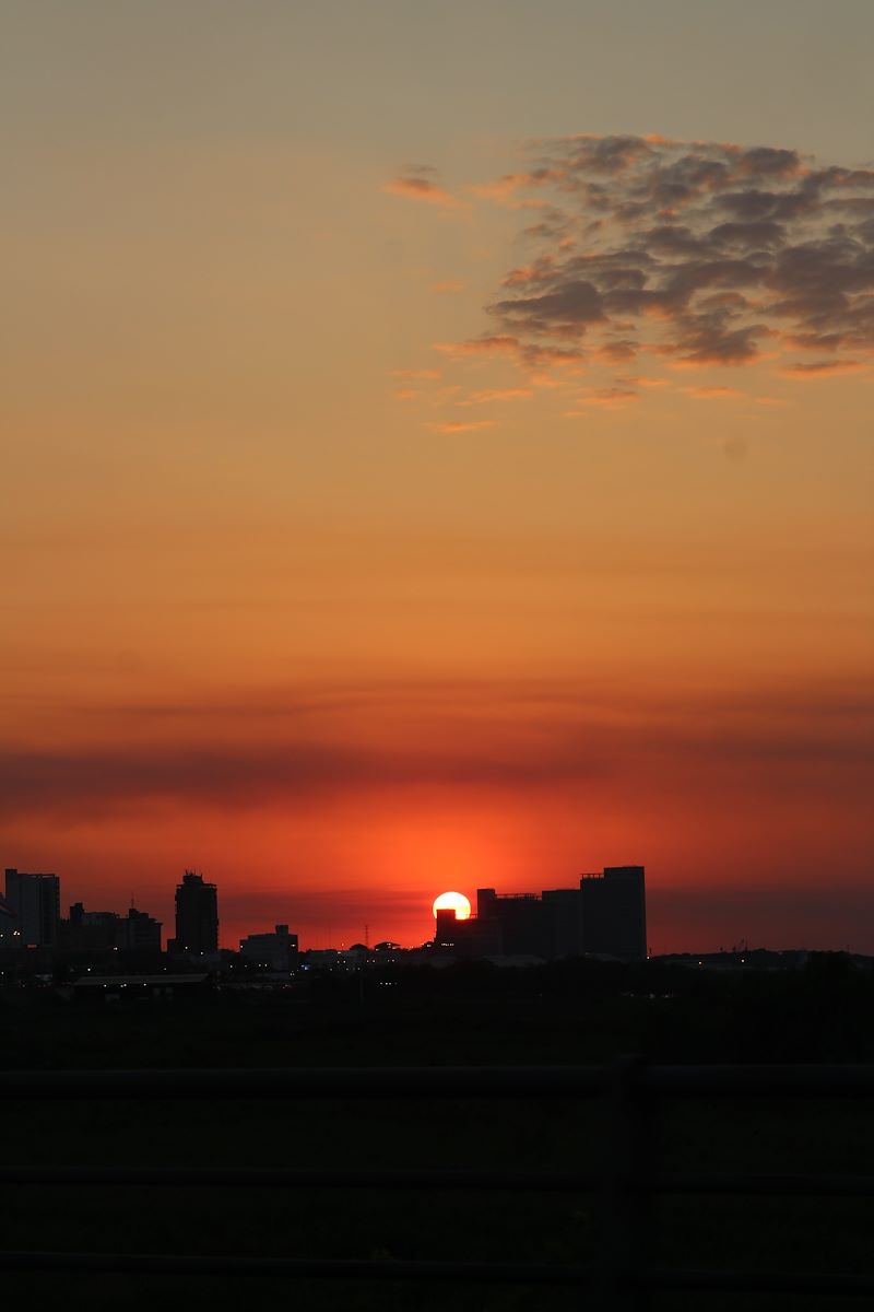 Coucher de soleil à la Costanera - Asuncion - Paraguay