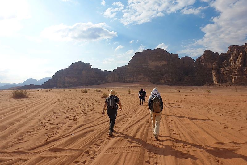 Trek dans le Wadi Rum - Jordanie