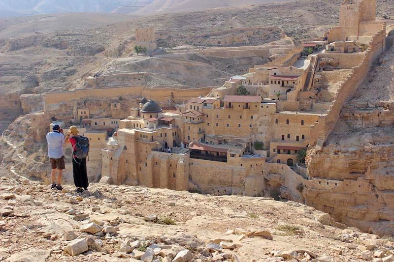 Le monastère Mar Saba - Désert de Judée - Cisjordanie - Palestine