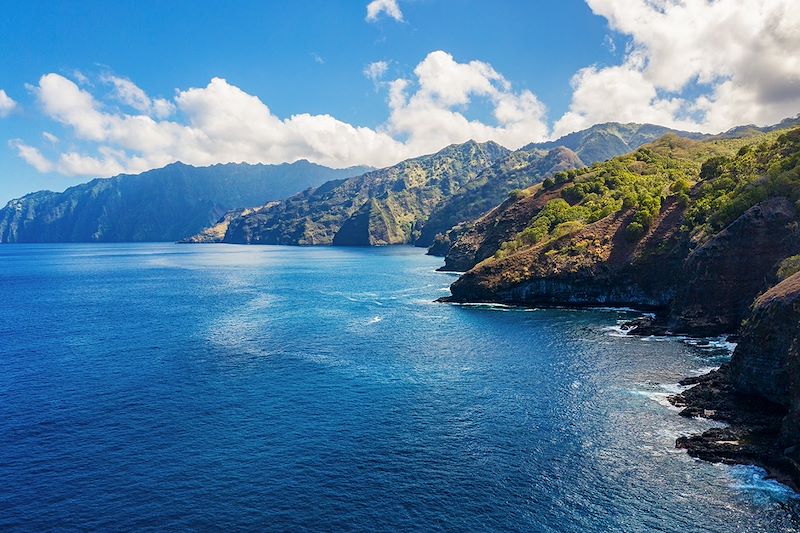 Paysage à Hiva Oa - Archipel des Marquises - Polynésie française