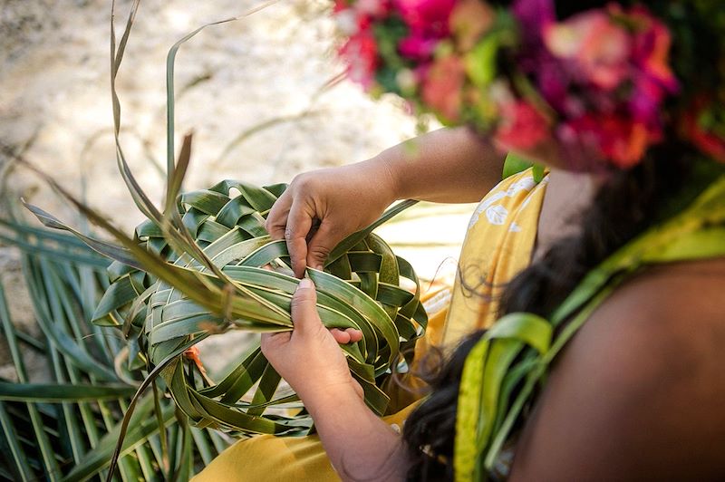 Tressage polynésien - Polynésie française