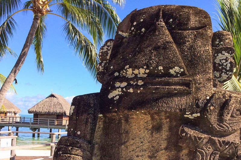 Tiki, le symbole Polynésien - Moorea - Polynésie