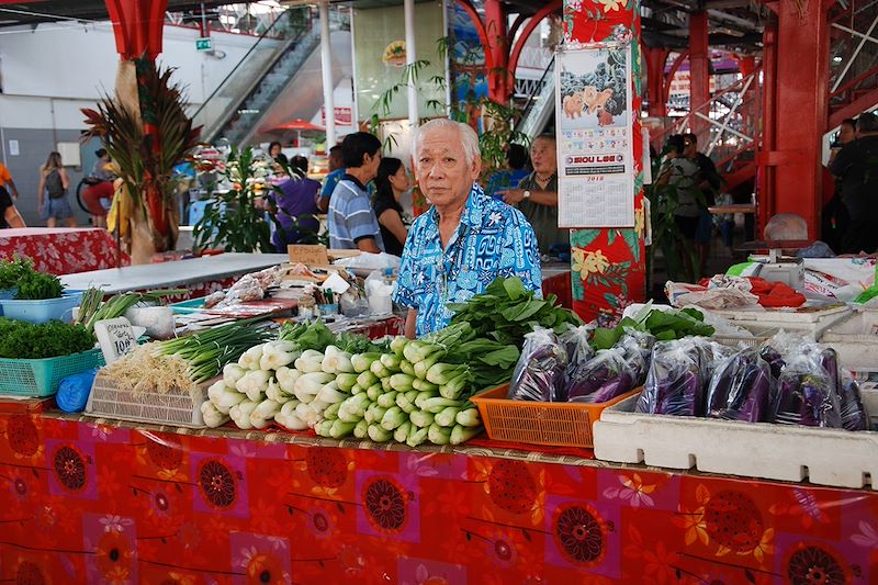 Marché de Papetee - Tahiti - Polynésie