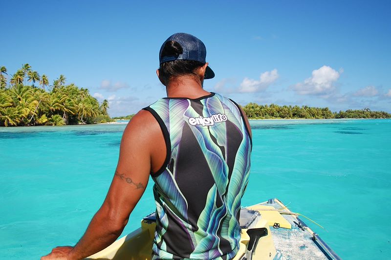 Balade en barque à Rangiroa - Polynésie