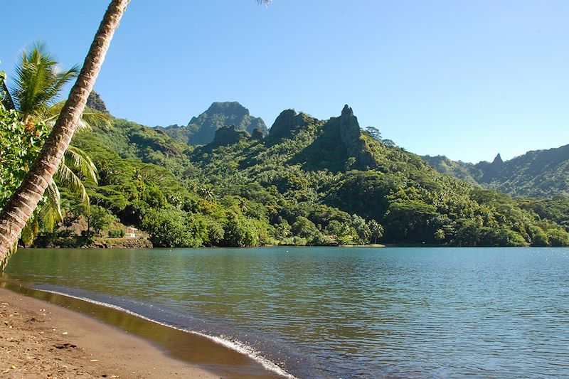 Plage sur l'île de Moorea - Polynésie