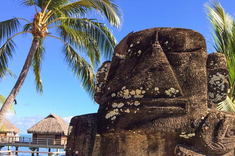 Tiki, le symbole Polynésien - Moorea - Polynésie