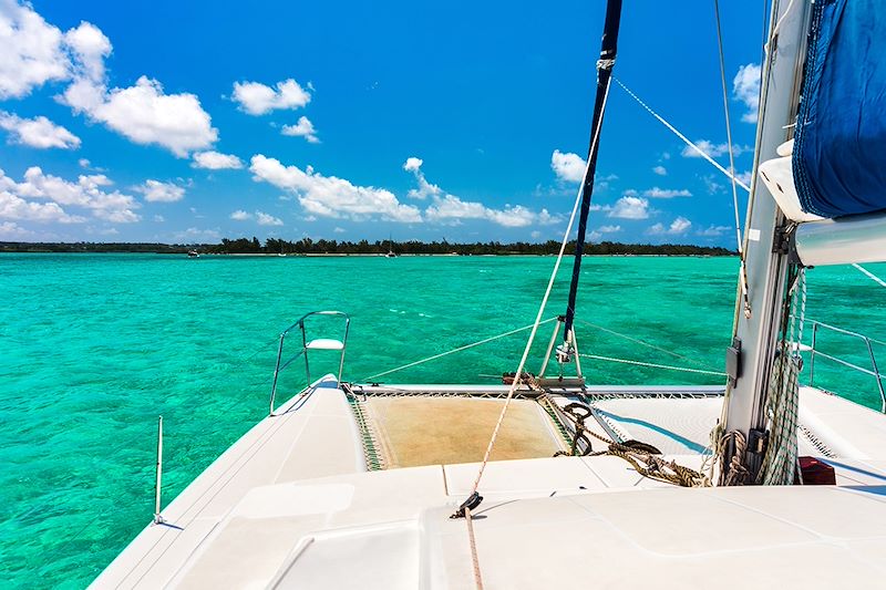 Catamaran à l'Île Maurice