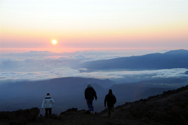 Lever de soleil sur le toit de l'océan Indien - Piton des Neiges - Réunion