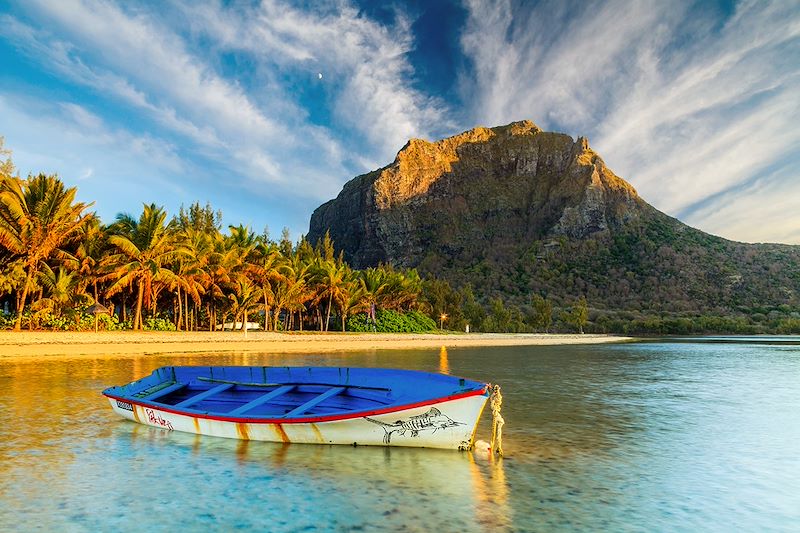 Bateau sur l'Île Maurice