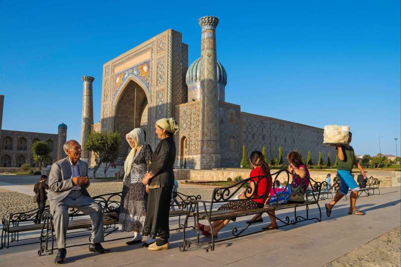 Médersa Cher-Dor - Place du Registan - Samarcande - Ouzbékistan