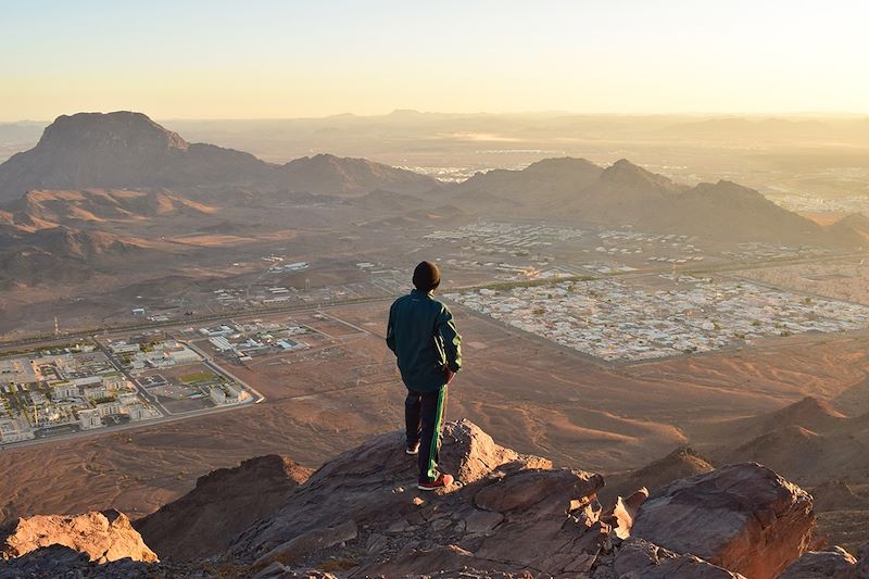 Vue sur Médine depuis le mont Uhud - Arabie Saoudite