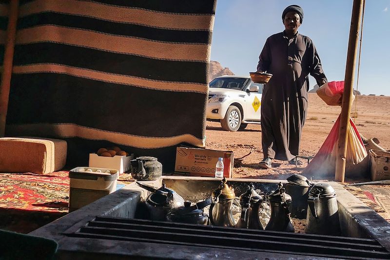 Bivouac dans le désert de Bajda - Province de Tabuk - Arabie Saoudite